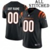 Black Home [Customized]Embroidered Cincinnati Bengals Custom Stitched ANY PATCH