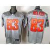 [Rbk,Gray-Shadow]Wes Welker Football Jersey -New England #83 Gray Jersey
