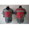 [NEW,Gray-Shadow]Rob Gronkowski Football Jersey -New England #87 Gray Jersey