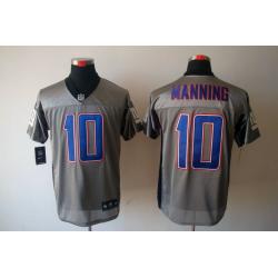 [NEW,Gray-Shadow]Eli Manning Football Jersey -NY-G #10 Gray Jersey
