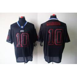 [NEW,Lights-Out]Eli Manning Football Jersey -NY-G #10 Black Jersey