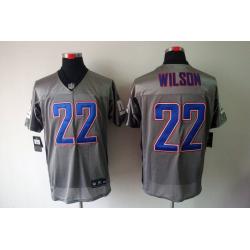[NEW,Gray-Shadow]David Wilson Football Jersey -NY-G #22 Gray Jersey