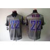 [NEW,Gray-Shadow]David Wilson Football Jersey -NY-G #22 Gray Jersey