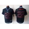 [NEW,Lights-Out]David Wilson Football Jersey -NY-G #22 Black Jersey