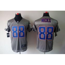 [NEW,Gray-Shadow]Hakeem Nicks Football Jersey -NY-G #88 Gray Jersey