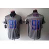 [NEW,Gray-Shadow]Justin Tuck Football Jersey -NY-G #91 Gray Jersey