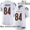 White Embroidered Mike Jenkins Cincinnati Bengals #84 Stitched Jersey