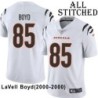 White Embroidered LaVell Boyd Cincinnati Bengals #85 Stitched Jersey