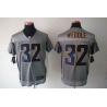 [NEW,Gray-Shadow]Eric Weddle Football Jersey -San Diego #32 Gray Jersey