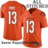 Orange Embroidered Daniel Pope Cincinnati Bengals #13 Stitched Jersey