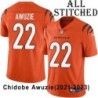 Orange Embroidered Chidobe Awuzie Cincinnati Bengals #22 Stitched Jersey