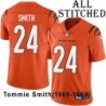 Orange Embroidered Tommie Smith Cincinnati Bengals #24 Stitched Jersey
