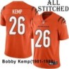 Orange Embroidered Bobby Kemp Cincinnati Bengals #26 Stitched Jersey