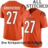Orange Embroidered Dre Kirkpatrick Cincinnati Bengals #27 Stitched Jersey