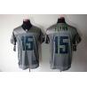 [NEW,Gray-Shadow]Matt Flynn Football Jersey -Seattle #15 Gray Jersey