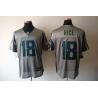 [NEW,Gray-Shadow]Sidney Rice Football Jersey -Seattle #18 Gray Jersey