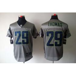 [NEW,Gray-Shadow]Earl Thomas Football Jersey -Seattle #29 Gray Jersey