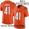 Orange Embroidered Adrian Hardy Cincinnati Bengals #41 Stitched Jersey