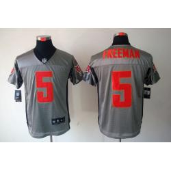 [NEW,Gray-Shadow]Josh Freeman Football Jersey -Tampa Bay #5 Gray Jersey