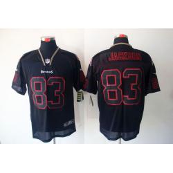[NEW,Lights-Out]Vincent Jackson Football Jersey -Tampa Bay #83 Black Jersey