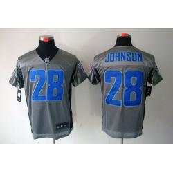 [NEW,Gray-Shadow]Chris Johnson Football Jersey -Tennessee #28 Gray Jersey