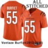 Orange Embroidered Vontaze Burfict Cincinnati Bengals #55 Stitched Jersey