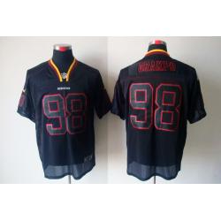 [NEW,Lights-Out]Brian Orakpo Football Jersey -Washington #98 Black Jersey