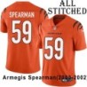 Orange Embroidered Armegis Spearman Cincinnati Bengals #59 Stitched Jersey
