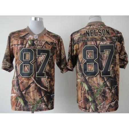 Jordy Nelson football jersey -Green Bay #87 jersey(Camo)