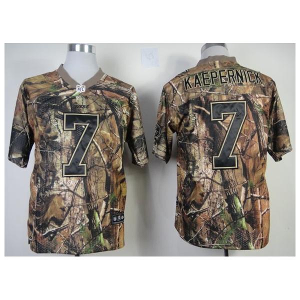 Colin Kaepernick football jersey -SF #7 jersey(Camo)