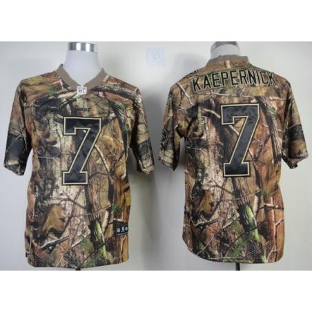 Colin Kaepernick football jersey -SF #7 jersey(Camo)