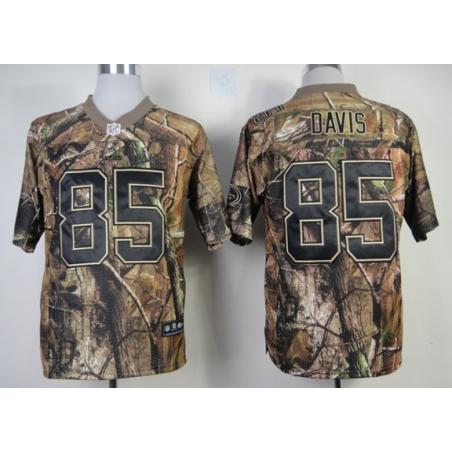 Vernon Davis football jersey -SF #85 jersey(Camo)