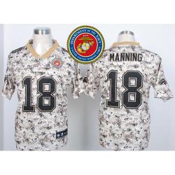 Peyton Manning football jersey -Denver #18 jersey(MCCUU,Desert Digital Camo I)
