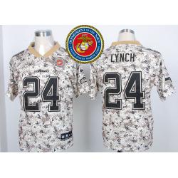 Marshawn Lynch football jersey -Seattle #24 jersey(MCCUU,Desert Digital Camo I)
