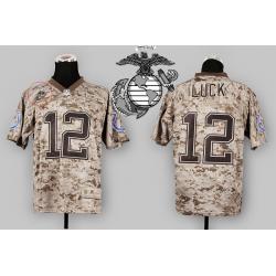 Andrew Luck football jersey -Indianapolis #12 jersey(MCCUU,Desert Digital Camo I)