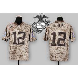 Andrew Luck football jersey -Indianapolis #12 jersey(MCCUU,Desert Digital Camo I)