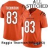 Orange Embroidered Reggie Thornton Cincinnati Bengals #83 Stitched Jersey