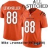 Orange Embroidered Mike Levenseller Cincinnati Bengals #88 Stitched Jersey