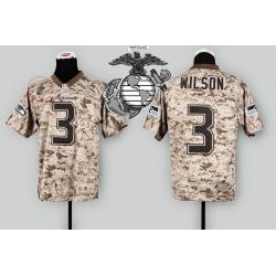 Russell Wilson football jersey -Seattle #3 jersey(MCCUU,Desert Digital Camo I)