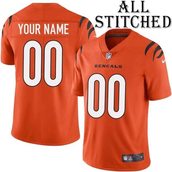 Orange [Customized]Embroidered Cincinnati Bengals Custom Stitched ANY PATCH