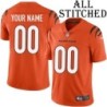 Orange [Customized]Embroidered Cincinnati Bengals Custom Stitched ANY PATCH