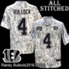 Camo Embroidered Randy Bullock Cincinnati Bengals #4 Stitched Jersey