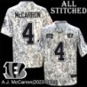 Camo Embroidered A.J. McCarron Cincinnati Bengals #4 Stitched Jersey