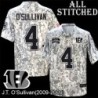 Camo Embroidered J.T. O'Sullivan Cincinnati Bengals #4 Stitched Jersey