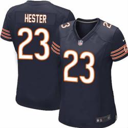HESTER Chicago #23 Womens Football Jersey - Devin Hester Womens Football Jersey (Blue)_Free Shipping