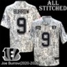 Camo Embroidered Joe Burrow Cincinnati Bengals #9 Stitched Jersey