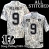 Camo Embroidered Doug Pelfrey Cincinnati Bengals #9 Stitched Jersey