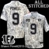 Camo Embroidered Shawn Powell Cincinnati Bengals #9 Stitched Jersey