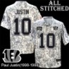 Camo Embroidered Paul Justin Cincinnati Bengals #10 Stitched Jersey