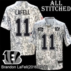 Camo Embroidered Brandon LaFell Cincinnati Bengals #11 Stitched Jersey